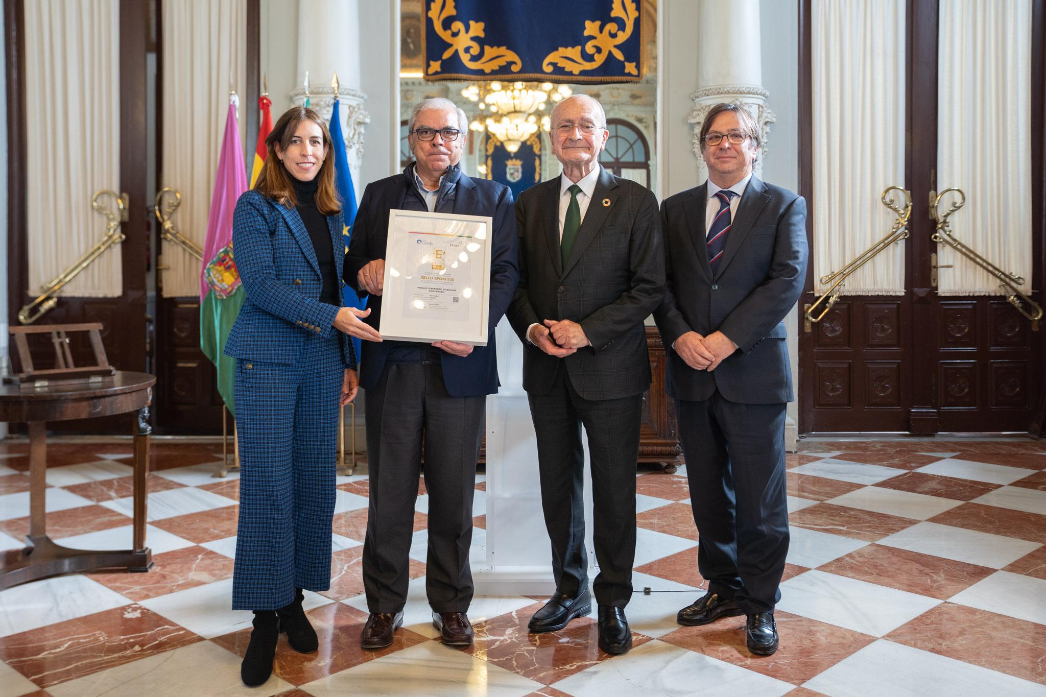 Parcemasa mejora sus resultados y alcanza el Sello EFQM 500