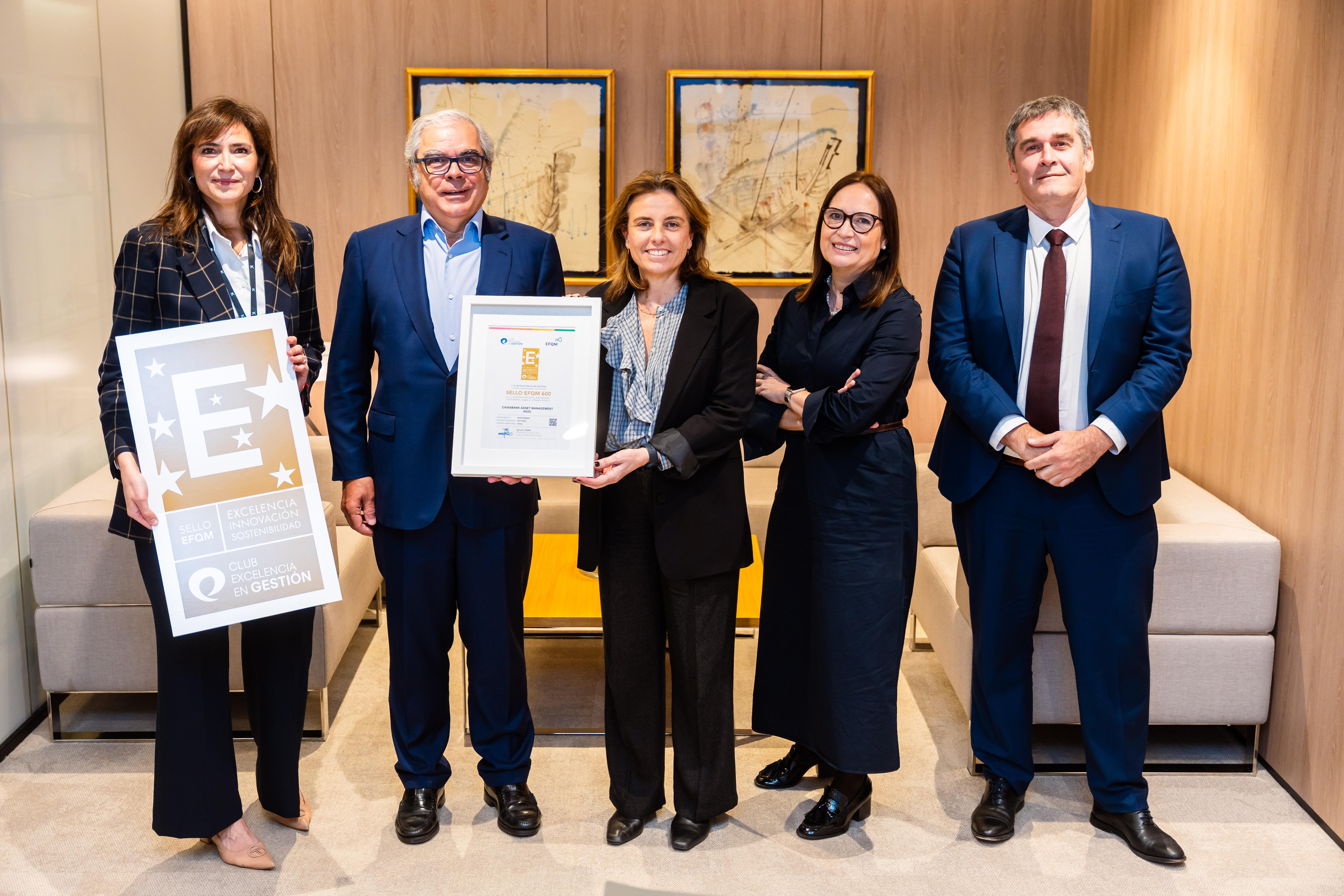 CaixaBank Asset Management obtiene el Sello EFQM 600: un referente de excelencia y visión de futuro