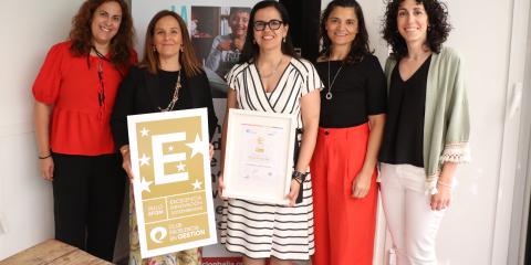 Fundación Balia recibe el Sello EFQM 500, consolidando más de una década de mejora continua