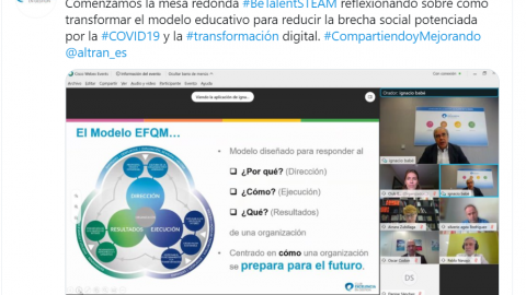 Mesa redonda Be TalentSTEAM: Supresión de la brecha educativa