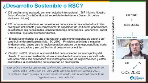 Webinar El Modelo EFQM y los ODS