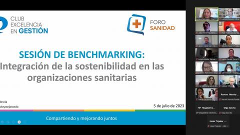 Documentación – Sesión de Benchmarking: Integración de la sostenibilidad en las organizaciones sanitarias