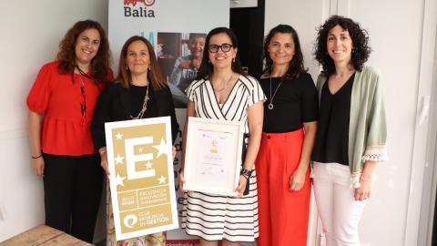 Fundación Balia recibe el Sello EFQM 500, consolidando más de una década de mejora continua