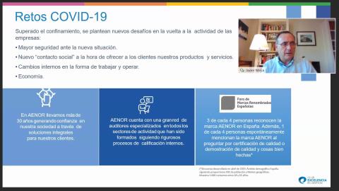 Javier Mejia - AENOR - retos COVID-19