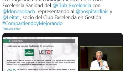 Reunión con el Experto: La innovación en Sanidad, nuevos proyectos
